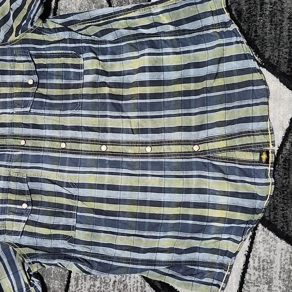 HARLEY DAVIDSON PATCH SNAP-BUTTON KNEES IN THE BREEZE SHORT SLEEVE SHIRT - Picture 8 of 14